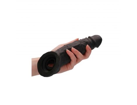 Realistyczna przedłużka na penisa RealRock TPE 20 cm - 9