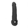 Realistyczna przedłużka na penisa RealRock TPE 20 cm - 3