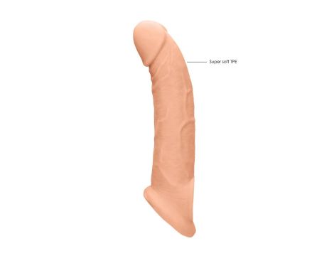 Przedłużka na penisa RealRock realistyczna TPE 20 cm - 6