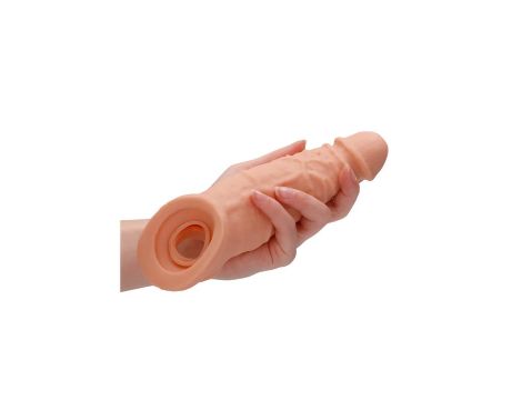 Przedłużka na penisa RealRock realistyczna TPE 20 cm - 7