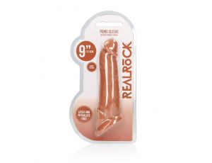 Superrealistyczna przedłużka na penisa RealRock TPE 20 cm