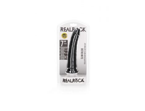 Dildo realistyczne slim RealRock z przyssawką 18 cm - 5