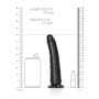 Dildo realistyczne slim RealRock z przyssawką 18 cm - 8