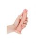 Dildo realistyczne zakrzywione RealRock z przyssawką 18 cm - 2