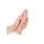 Dildo realistyczne zakrzywione RealRock z przyssawką 18 cm