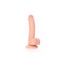 Dildo realistyczne RealRock zakrzywione z moszną i przyssawką 18 cm - 3