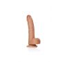 Curved Realistic Dildo  Balls  Suction Cup - 8""""/ 20,5 cm - 3
