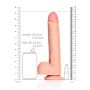 Straight Realistic Dildo  Balls  Suction Cup - 10""""/ 25,5 cm - 6