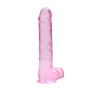 Realistyczne dildo z jądrami RealRock 25,4 cm - 3