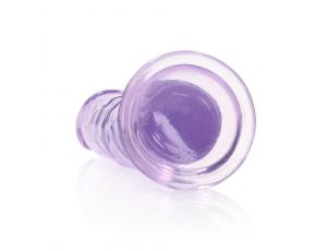 Dildo realistyczne RealRock przezroczyste z przyssawką 20 cm