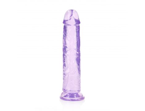 Dildo realistyczne RealRock przezroczyste z przyssawką 20 cm - 4