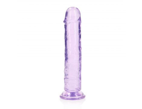 Dildo realistyczne RealRock przezroczyste z przyssawką 20 cm - 5