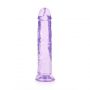 Dildo realistyczne RealRock przezroczyste z przyssawką 20 cm - 5