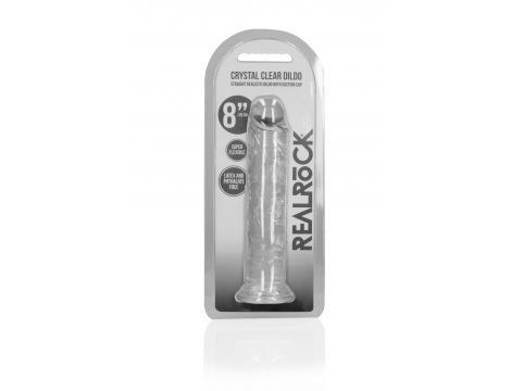 Straight Realistic Dildo with Suction Cup - 8'' / 20 - 3
