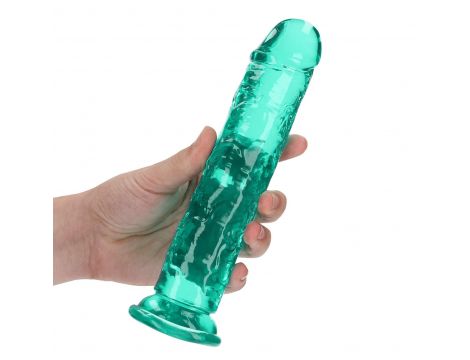 Dildo realistyczne RealRock przezroczyste z przyssawką 20 cm - 2