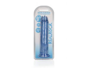 Dildo realistyczne RealRock przezroczyste z przyssawką 23 cm