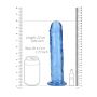 Dildo realistyczne RealRock przezroczyste z przyssawką 23 cm - 8