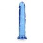 Dildo realistyczne RealRock przezroczyste z przyssawką 23 cm - 7
