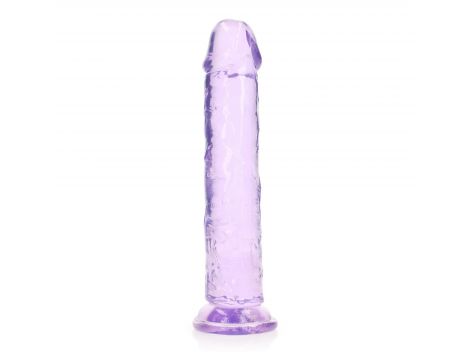Dildo realistyczne RealRock przezroczyste z przyssawką 23 cm