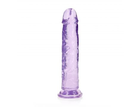 Dildo realistyczne RealRock przezroczyste z przyssawką 23 cm - 7