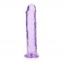 Dildo realistyczne RealRock przezroczyste z przyssawką 23 cm - 4
