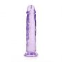 Dildo realistyczne RealRock przezroczyste z przyssawką 23 cm - 8