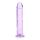 Dildo realistyczne RealRock przezroczyste z przyssawką 23 cm