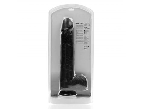 Extra Large Straight with Balls 38 cm - Black - 2