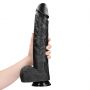 Extra Large Straight with Balls 38 cm - Black - 7