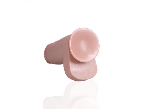 Dildo realistyczne RealRock grube z moszną 20,3 cm PVC - 5