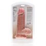 Dildo realistyczne RealRock grube z moszną 20,3 cm PVC - 3