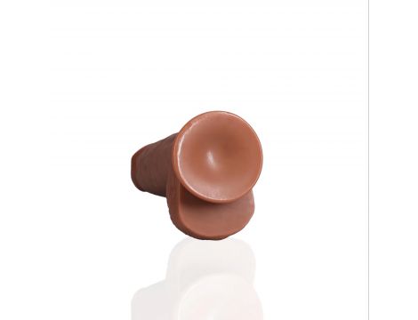 Dildo realistyczne RealRock grube z moszną cieliste 20 cm - 3