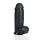 Dildo realistyczne RealRock grube z moszną 23 cm czarne