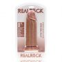 Dildo realistyczne grube proste bez jąder RealRock 20,3 cm - 4