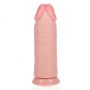 Dildo RealRock ekstra grube proste 23 cm cieliste bez jąder - 5