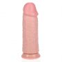 Dildo RealRock ekstra grube proste 23 cm cieliste bez jąder - 7