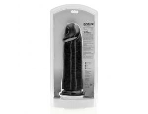 Dildo realistyczne RealRock grube proste bez jąder 25 cm czarne