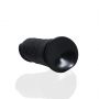 Dildo realistyczne RealRock grube proste bez jąder 25 cm czarne - 5