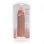 Dildo realistyczne RealRock grube proste bez jąder cieliste 25 cm - 4
