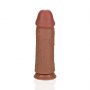 Dildo realistyczne RealRock grube proste bez jąder cieliste 25 cm - 5