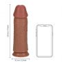 Dildo realistyczne RealRock grube proste bez jąder cieliste 25 cm - 6