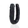 Dildo podwójne w kształcie U RealRock 12,7 cm czarny - 3