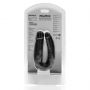 Dildo podwójne w kształcie U RealRock 12,7 cm czarny - 5
