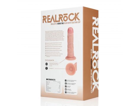 Vibrating Regular Curved Cock - 6 / 15,5 cm - Flesh - 2