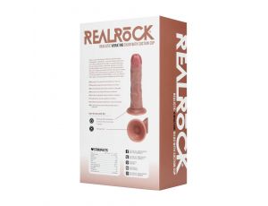 Wibrator realistyczny zakrzywiony RealRock cielisty 17 cm