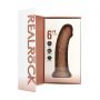 Wibrator realistyczny zakrzywiony RealRock cielisty 17 cm - 8