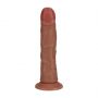 Wibrator realistyczny zakrzywiony RealRock cielisty 17 cm - 7