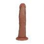 Wibrator realistyczny zakrzywiony RealRock cielisty 17 cm - 6