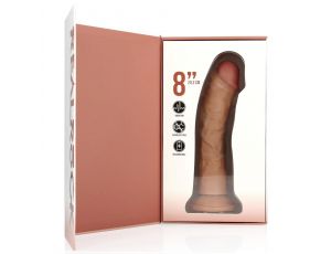 Wibrator realistyczny RealRock zakrzywiony 20,5 cm cielisty