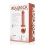 Wibrator realistyczny RealRock zakrzywiony 20,5 cm cielisty - 3